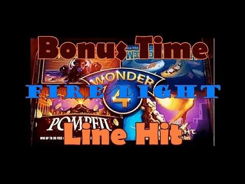 Wonder 4 Fire Light | Line Hit & Slot Machine Bonus