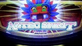 BIG WIN - Aztec Spirit Slot Machine Bonus - Aruze - 128 Free Spins