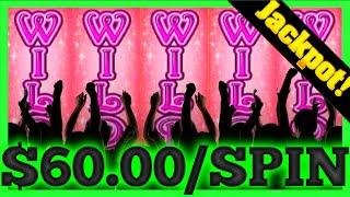 4 WILD REELS On A $60.00 BET On Wizard Of Oz Munchkinland DELIVERS A MASSIVE JACKPOT HAND PAY!