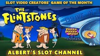Slot Video Creators' Video of the Month - THE FLINTSTONES SLOT - Slot Machine Bonus