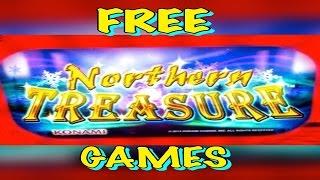 **Northern Treasure** FREE GAMES | This game is SPONSORED by Heart of Vegas