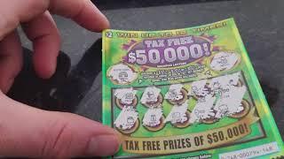 NEW SCRATCH OFF GAME! TAX FREE $50,000 MICHIGAN LOTTERY SCRATCH OFF TICKETS! • Chris Hurney