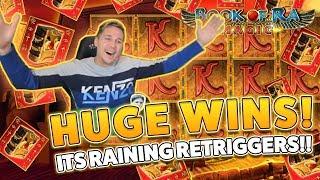 HUGE WINS on Book of Ra magic from 700€ to ??? Casino Games session