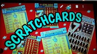 SCRATCHCARDS..CASHWORD..GOLDFEVER..BIG DADDY..BAD PICTURE..GOING OFF AND COMING BACK