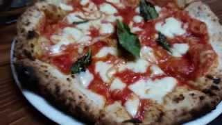 Authentic Wood burning, coal fired italian Margherita Pizza