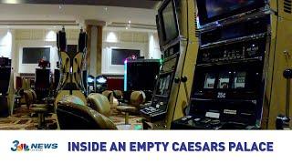 A Look Inside An Empty Caesars Palace