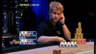Gavin Griffin GavinGriffin -EPT 3 - Griffin takes a big pot vs Karam -  PokerStars.com