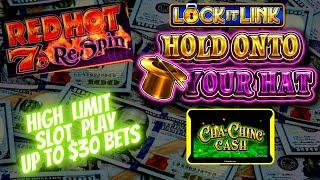 High Limit Hold Onto Your Hat & More Slot Machines | Live Slot Play At Casino In Vegas | SE-7 | EP-3