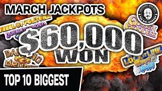 ★ Slots ★ MASSIVE! I Won $60,000 PLAYING SLOTS Before the Outbreak ★ Slots ★ TOP 10 March JACKPOTS -