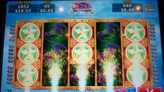 Dragon's Way Slot Machine Bonus - Free Spins with Random Wilds - Big Win (#1)