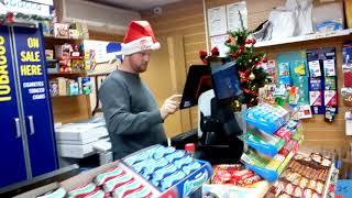 Wow!....we Cash Lots of Scratchcards and buy Lots...Nicky has his Xmas Hat on..