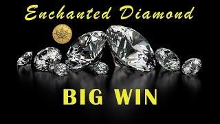 BIG WIN - ENCHANTED DIAMOND LIVES UP TO ITS NAME - MAX BET - Slot Machine Bonus
