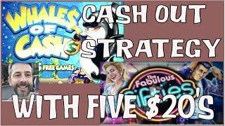 I DID MY CASH OUT STRATEGY PLAYING 5 DIFFERENT SLOT MACHINES • HOW'D I DO?