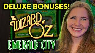 Deluxe Free Spins! Wizard Of Oz Emerald City Slot Machine!!