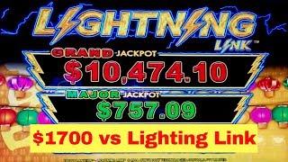 How Far Will Go $1700 on High Limit Lightning Link Happy Lantern Slot Machine | Live Slot Play w/NG