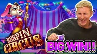 BIG WIN!! RESPIN CIRCUS BIG WIN -  €10 BET on Casino game from CasinoDaddy