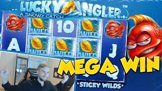 BIG WIN!!! Lucky Angler Huge win - NetEnt - free spins (Online slots)