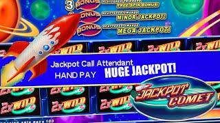 MEGA JACKPOT COMET! ★ Slots ★ $50 SPINS MASSIVE JACKPOTS ★ Slots ★ HIGH LIMIT BETS!