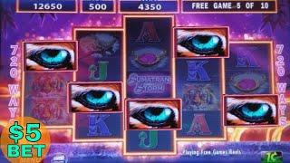 Sumatran Storm Slot Machine Max Bet Bonus Won w/RETRIGGER  !  Live Slot Play w/MAX BET • NG Slot