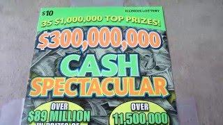 Nice Win! $10 Cash Spectacular Instant Lottery Ticket Video