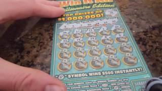 $1,000,000 WIN IT ALL (MILLIONAIRE EDITION)  $20 PENNSYLVANIA LOTTERY SCRATCHCARD.