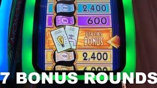 Monopoly Big Money Reel with 7 BONUS ROUND SPINS Utility Live Play Slot Machine