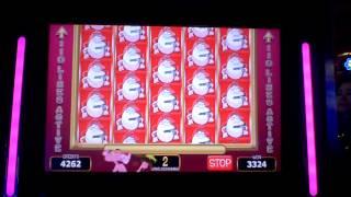 The Pink Panther slot machine bonus win at Borgata Casino