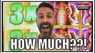 I won how much??!!?  BIG WIN on Mammoth Legend Slot!