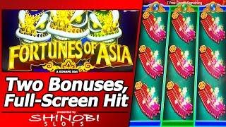 Fortunes of Asia Slot - First Look, Full-Screen Hit in Free Spins Big Win Bonus