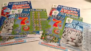 O'boy..another Cracker of a Scratchcard Game...4x SANTA'S..3x COOL FORTUNES..3x TRIPLE 7 • George Gr