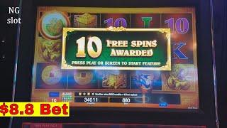 •Super Big Win• DA JI DA LI Slot Machine Bonuses Win ! Live Slot Play wiht $8.8 & $5.28 Bet