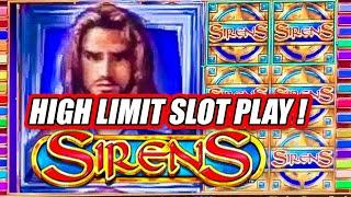 $40 A SPIN ON THE HIGH LIMIT SLOT MACHINE SIRENS ⋆ Slots ⋆ WINNING