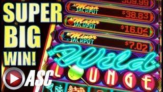 •SUPER BIG WIN!• WILD LOUNGE (BALLY) MAX BET | Slot Machine Bonus REPOST