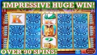 • IMPRESSIVE HUGE WIN OVER 90 SPINS ON MAYAN CHIEF •