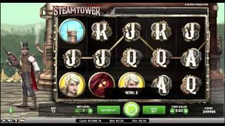 Steam Tower slot by NetEnt - Gameplay