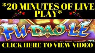 20 Minutes of BONUSES-FREE GAMES and Live Play Fu Dao Le