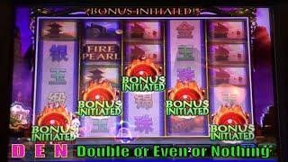 •SLOT SERIES ! D•E•N (19)•Double or Even or Nothing•Silver Pride/Fire Pearl Slot machine $2.00 Bet•彡