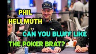 Phil Hellmuth: Can You Bluff Like The Poker Brat?
