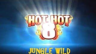 Hot Hot 8 - Jungle Wild - WMS Slot Machine Bonus Win