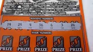 20X20 Illinois Lottery Instant Scratchcard Video