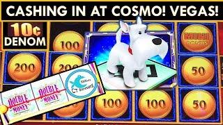 WINNING AT COSMO! Lightning Link Slot Machine, Monopoly, and More!
