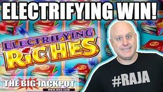 $50 Bet • Jackpot on Electrifying Riches Slots! | The Big Jackpot