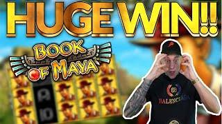 BIG WIN!! Book of Maya Big win - HUGE WIN on Casino slots from Casinodaddy