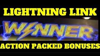 Smokin Hot Lightning Link :Live Play BONUS Action.