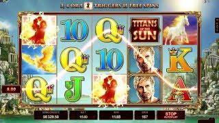 MICROGAMING Titans of the Sun Slot REVIEW Featuring Big Wins With FREE Coins