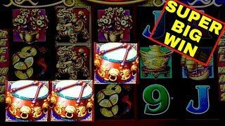 Dancing Drums Slot Machine SUPER BIG WIN | Awesome MYSTERY PICK | Live Slot Play & HUGE WIN