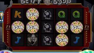 BETTY BOOP Video Slot  Casino Game with a "HUGE WIN' WHEEL BONUS