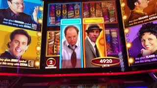 Seinfeld slot - free spins bonus.  Big win!