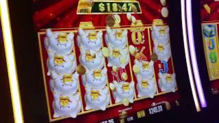 HUGE Line Hit Gold Bonanza Happy PIggy Aristocrat Slot machine