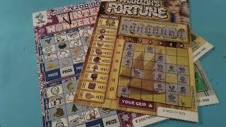 Scratchcard Friday..Winter Wonder Lines...Pharaoh's Fortune. 5x Cash..Star Lines